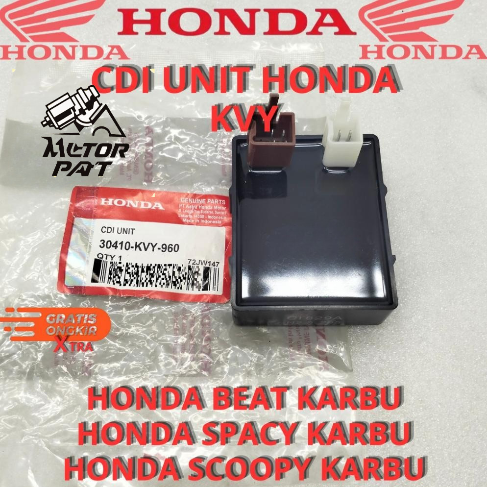 Promo CDI UNIT HONDA BEAT KARBU KVY CDI SCOOPY KARBU , CDI SPACY KARBU ,CDI BEAT KARBU ASLI ORIGINAL