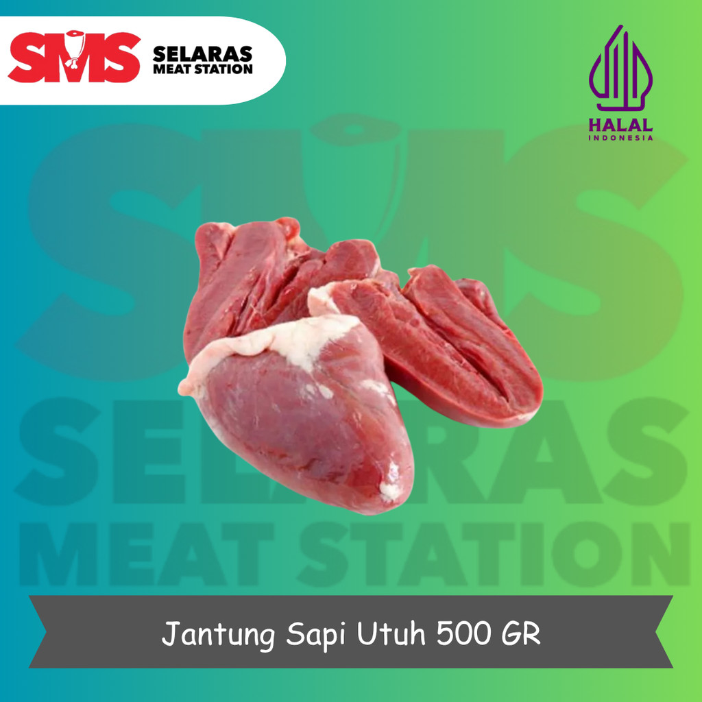 

Jantung Sapi - Beef Heart 500gr - Selarasmeatshop