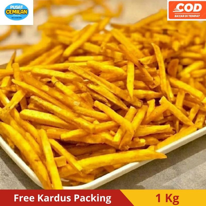 

Snack Kiloan | Stik Talas | Stik Keladi | Stik Talas Keladi | Snack Talas | Makanan ringan | Murah Enak Gurih Asin Krispi Crispy | Camilan Cemilan Stik Talas | Stik Talas Kuning premium original | Renyah Isi 1000 gram.