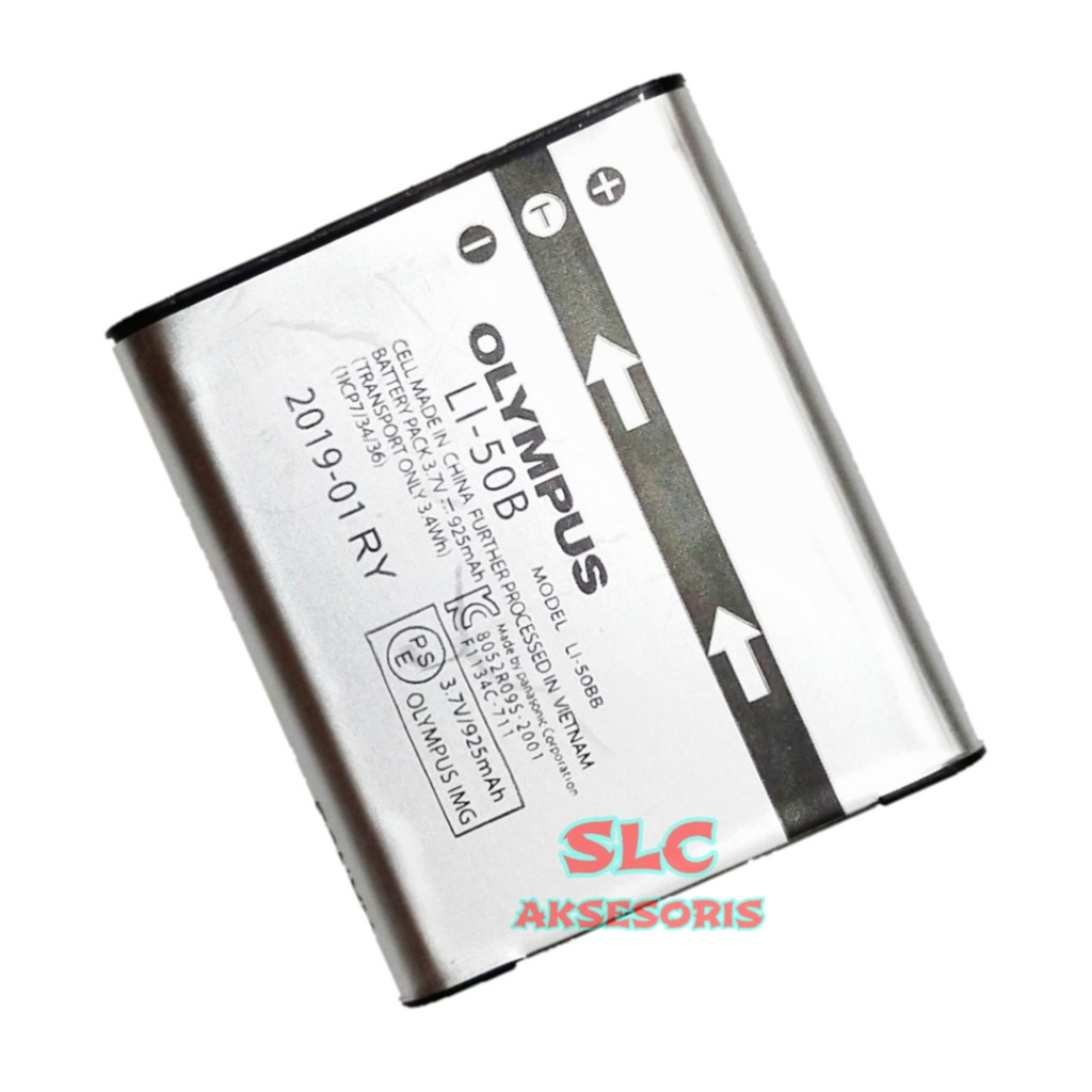 Ready - Battery For Olympus Batre Li-50b Stylus MJU 1010 1020 1030SW Baterai SH-21 25MR SP-800UZ 810