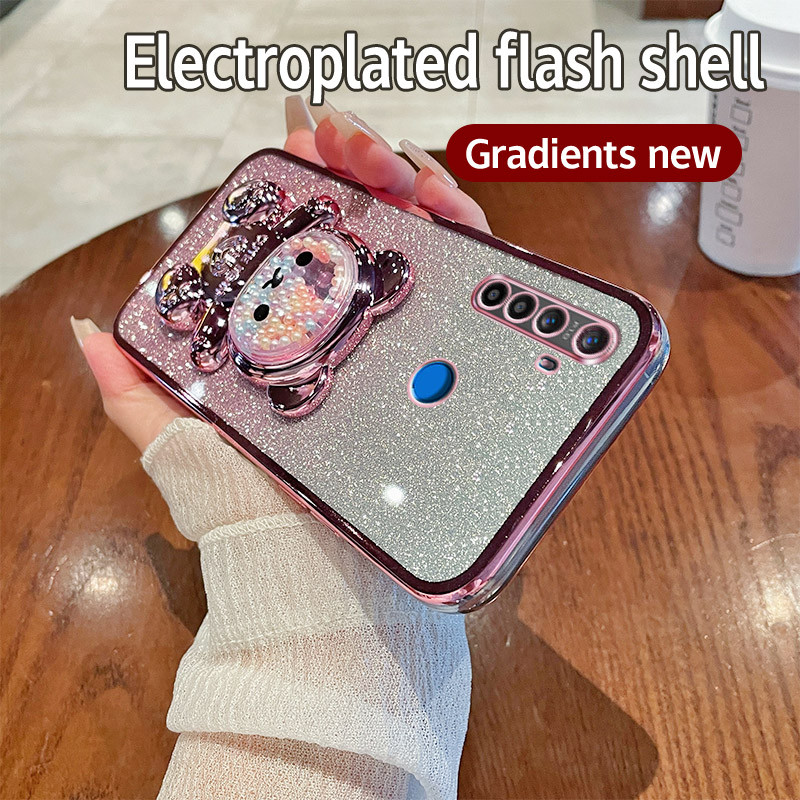 HP Soft Case Realme 5s Casing Silikon Untuk Realme5s RMX1925 Casing berkilau Berlapis Kesing Handpho