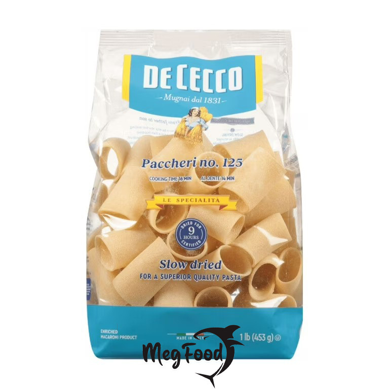 

De Cecco Pasta Paccheri No. 125 - Pasta 500 gram