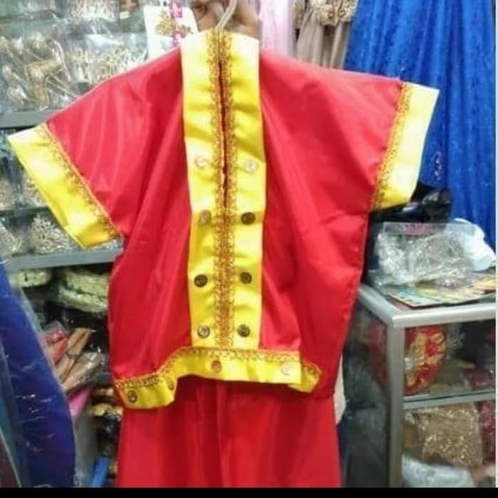 Baju bodo adat sulawesi // baju bodo TK & SD // pakaian adat sulawesi - Hijau, S TERMURAH