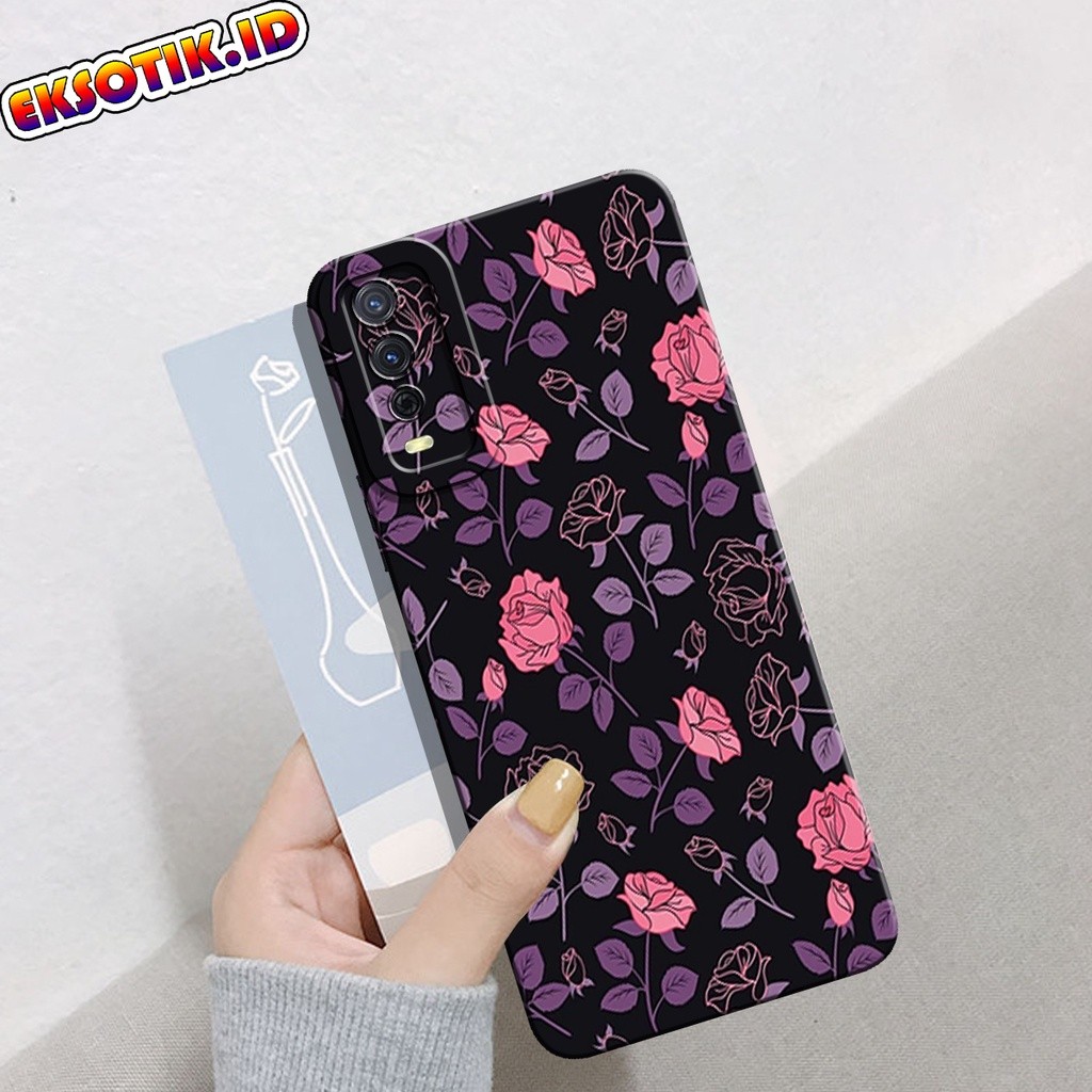 Case VIVO Y12s Y20 Y20s- Eksotik.id - Casing VIVO Y12s Y20 Y20s - Case BUNGA - Skin Handphone - Sili