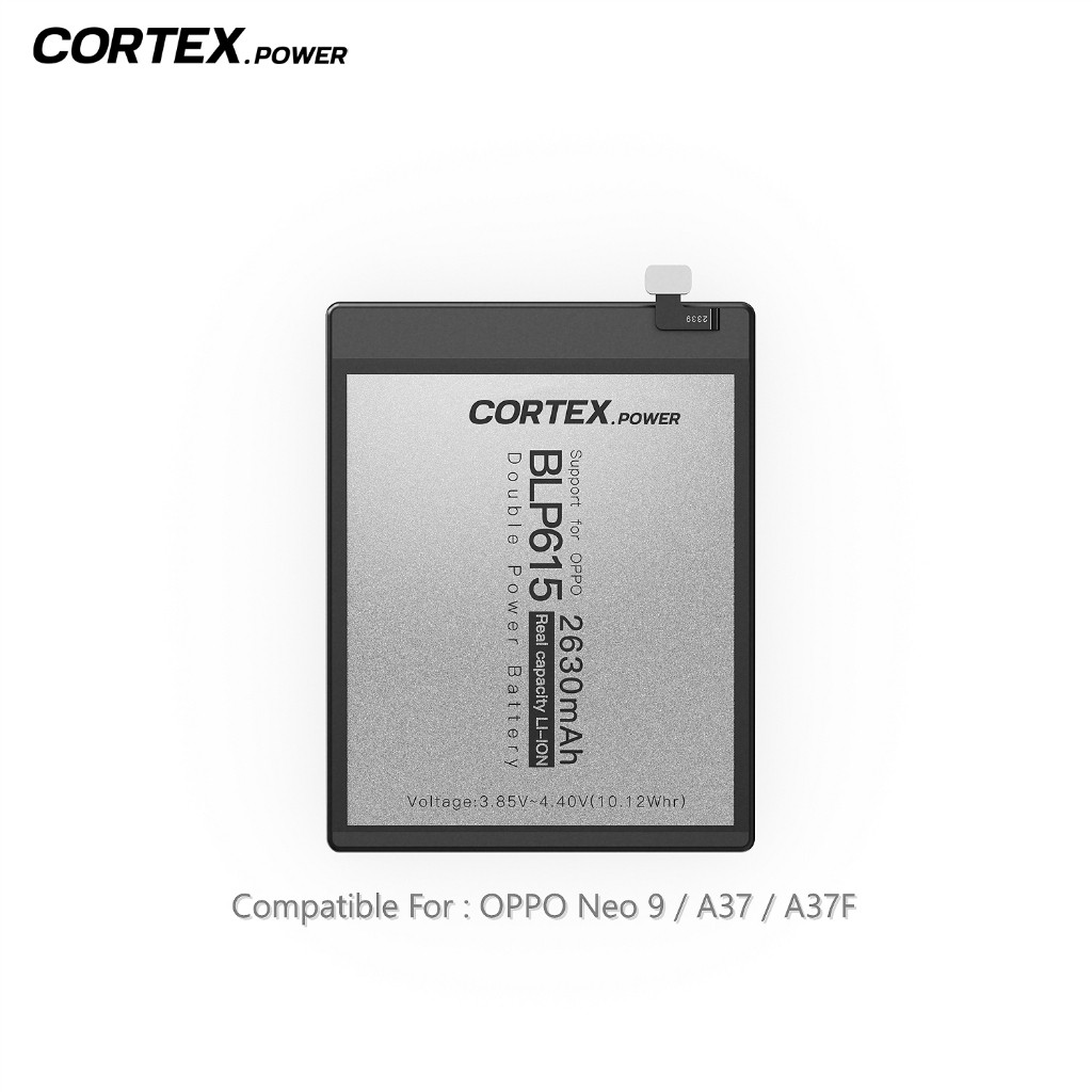 Cortex Power - Baterai BLP615 Compatible for OPPO Neo 9 / A37 / A37F Original Double Power IC Real C