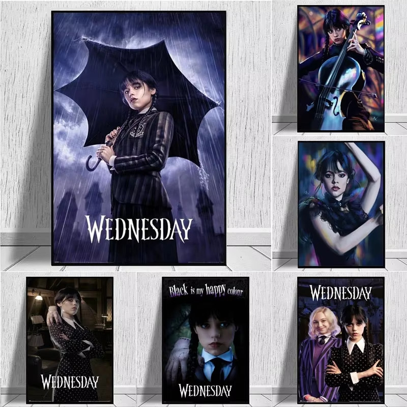 

1PCS Wednesday Full Round/Square drill 5D DIY Diamond Painting Art Mosaic Home Decor Gifts frameless