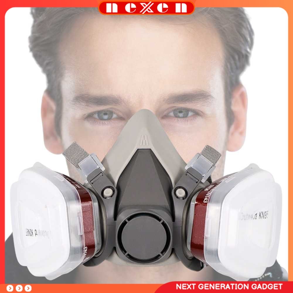 Masker Gas Half Mask Respirator KN95 - 6200