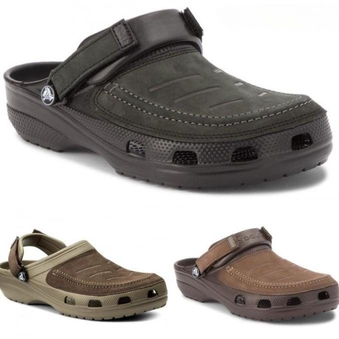 Sandal Cross pria Yukon Leather Sandal Kodok Pria  Cross  Sandal YukonSlip On Pria