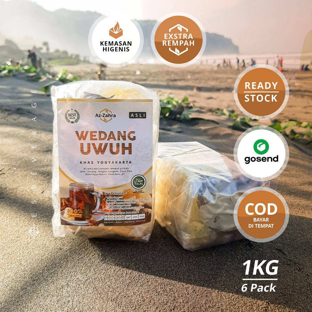 

Diskon 8.8 [GROSIR] Paket Wedang Uwuh Komplit Gula Batu Jahe Segar / Basah Asli Khas Yogyakarta