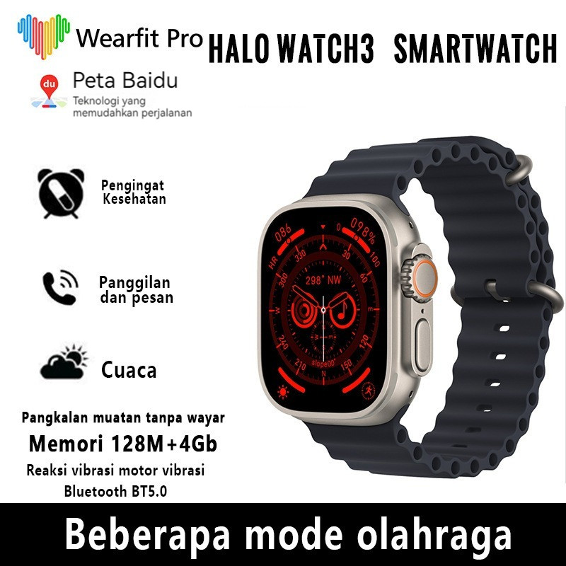Smartwatch Smartwatch NFC Charging Magnetik Kompas Notifikasi & Telepon Tahan Air Hadiah Ulang Tahun