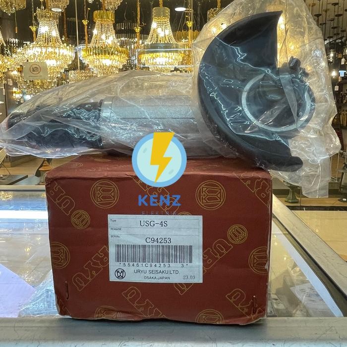 Angle grinder URYU USG-4S B53957 100mm 4 in JAPAN
