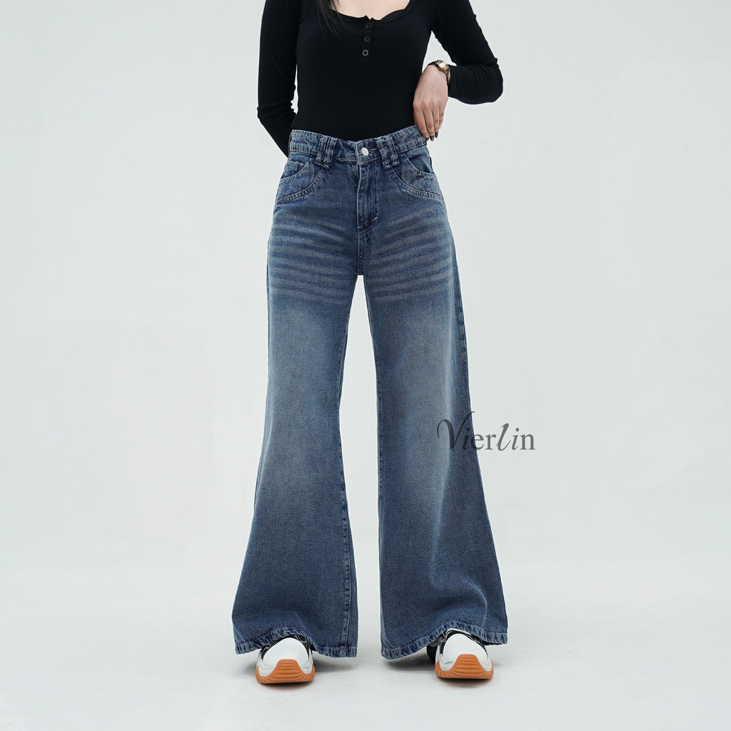 VIERLIN - Jeans 7365 - HIGH WAIST JEANS