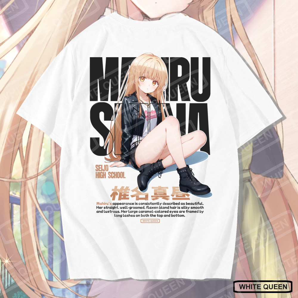 KAOS MAHIRU SHIINA OTONARI NO TENSHI - KAOS DISTRO PRIA & WANITA ANIME & GAME OTONARI NO TENSHI MAHI