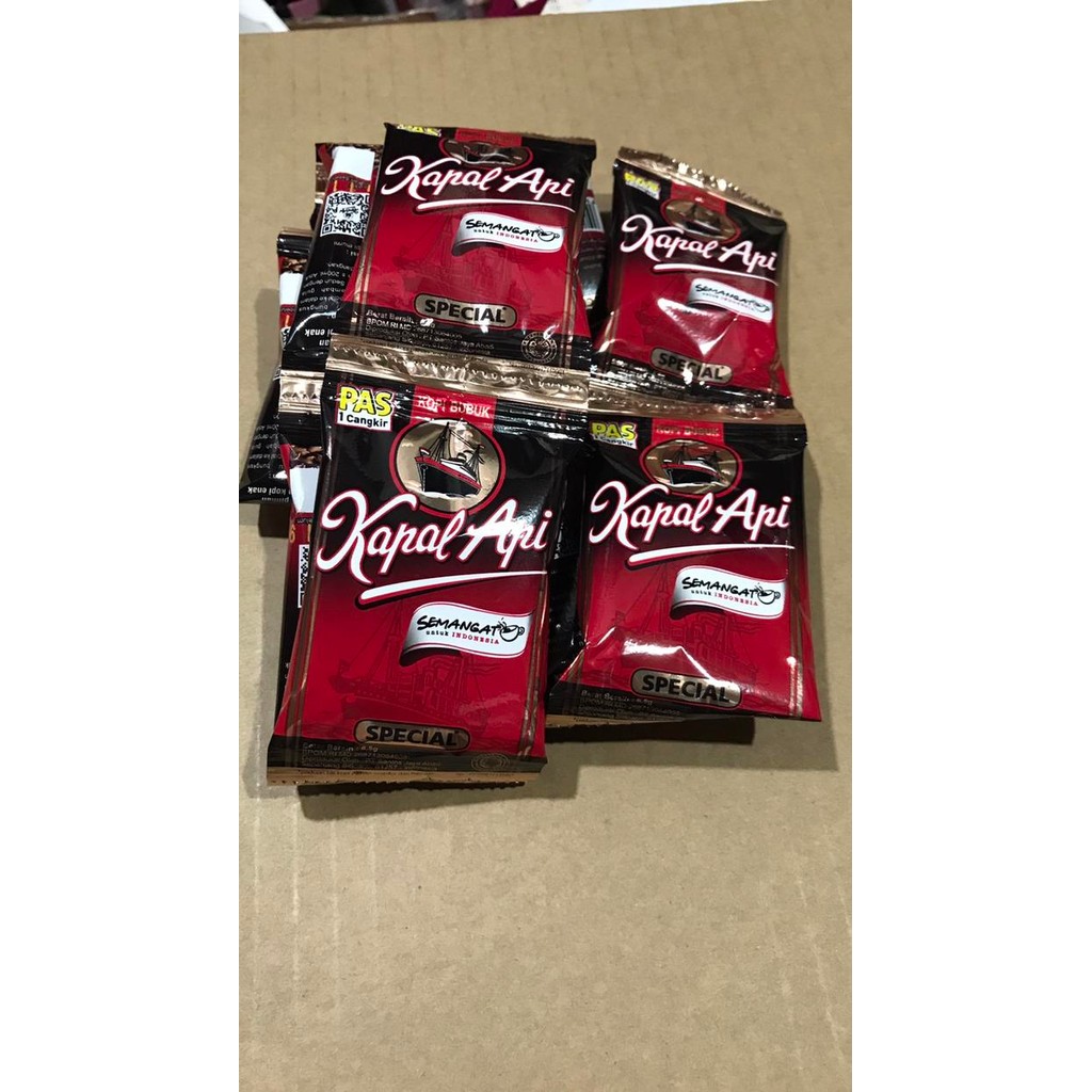 

(OFFICIAL MANTAP) Kopi Kapal Api 1 Renceng 10 Bungkus 6,5g 6,5gr 6,5 g gr Kecil Mini Bks