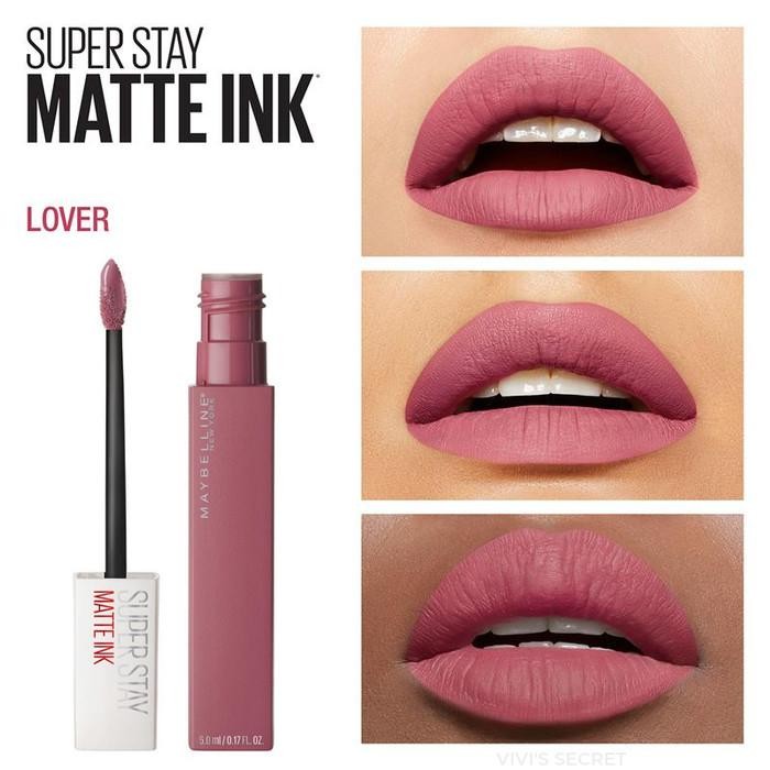 Maybelline lipstick superstay matte ink BPOM - 15 lover