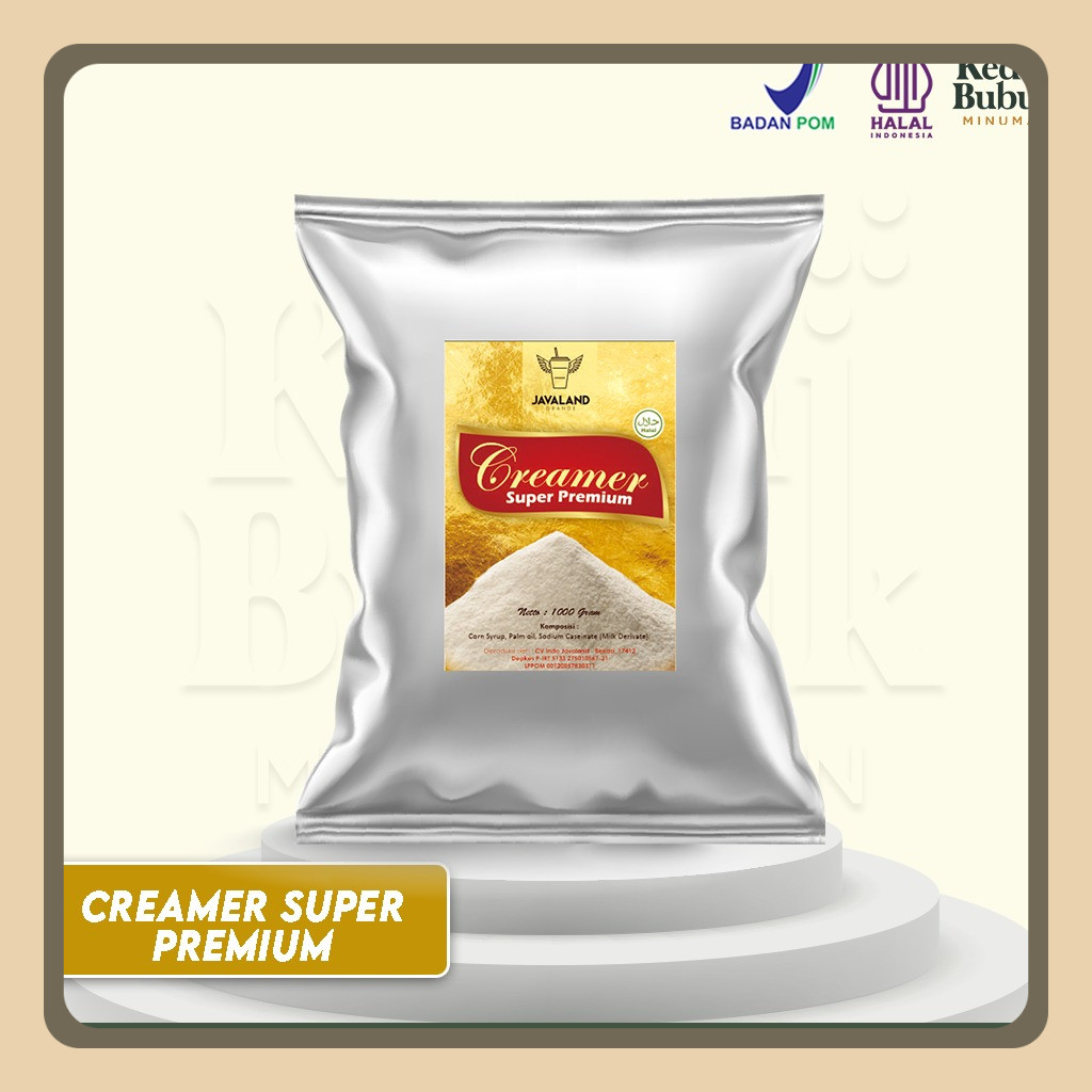 

Javaland Bubuk CREAMER / KRIMER 1Kg - SUPER PREMIUM | Non Dairy | Creamy Café