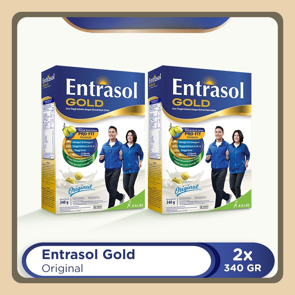

Entrasol Twinpack Gold Original 340g Pro-Fit Formula