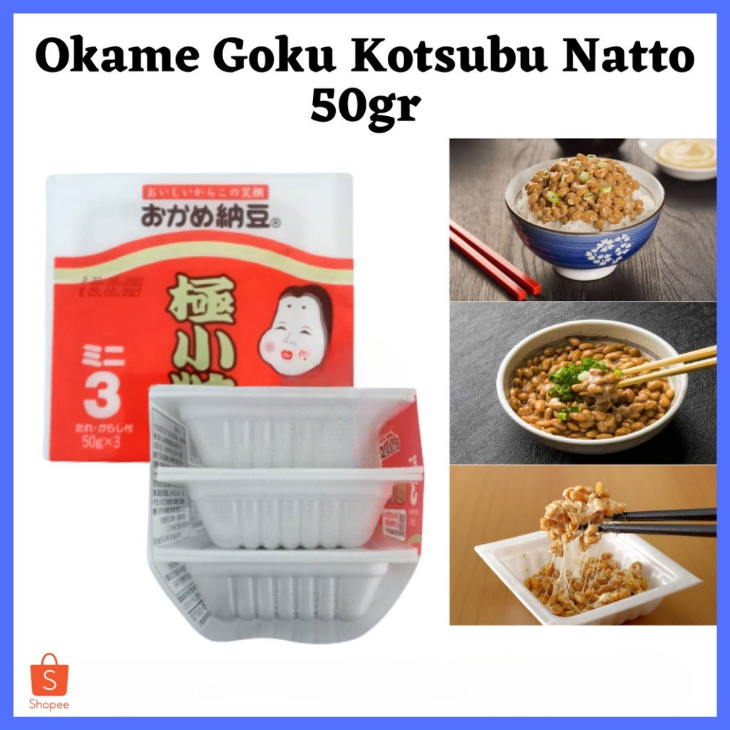 

Okame Goku Kotsubu Natto 50gr Nato takano Japan