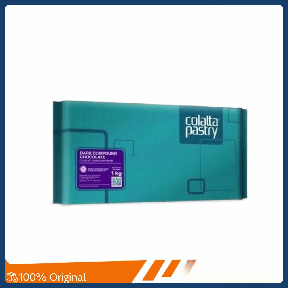 

Colatta Pastry Dark Chocolate Compound 1kg & 5kg - Cokelat Hitam Premium untuk Baking
