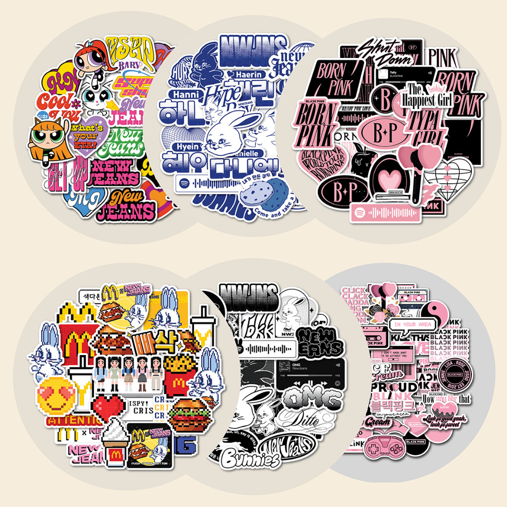 

Sticker Pack K Girl Band | Sticker Tumbler | Stiker Laptop Koper Helm