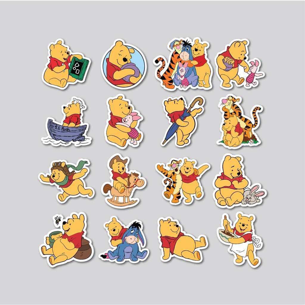 

Sticker Pack Winnie The Pooh | Sticker Tumblr | Stiker Laptop Koper Helm