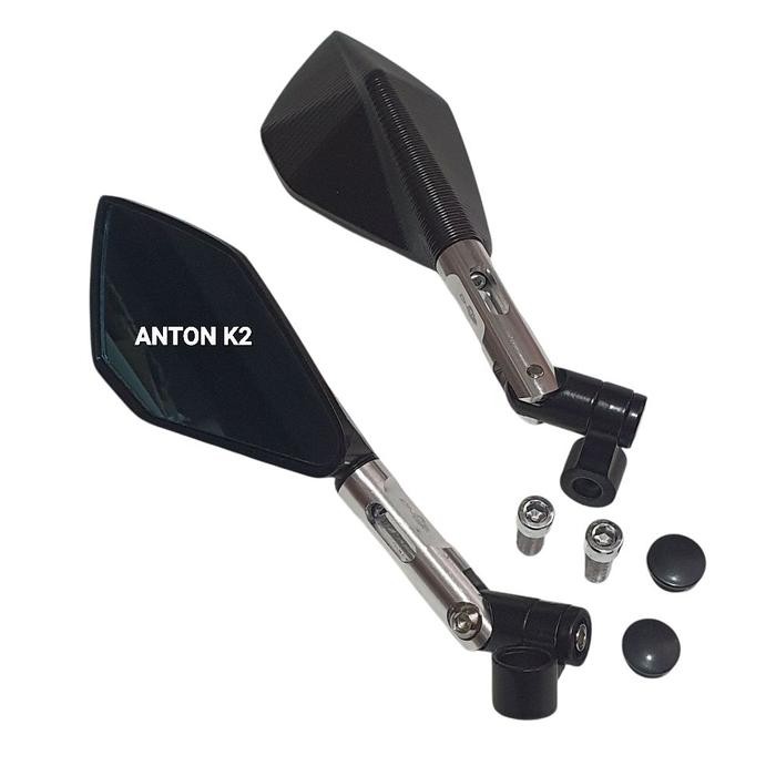 KACA SPION TOMOK VARIASI MOTOR GENIO NEW/PCX 150/PCX 160 NEW/VERZA DLL - Silver, All size Honda