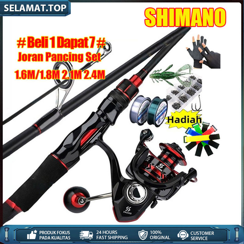 Joran Pancing Set pancing 1 set murah Pancing 1.8M / 2.1M joran Pancing dengan bahan serat karbon jo