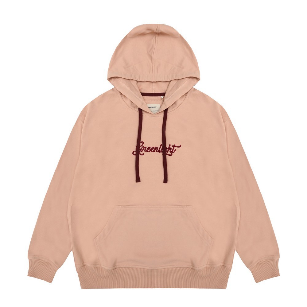 ORIGINAL GREENLIGHT JAKET WANITA HOODIE SWEATSHIRT BABY TERRY LOGO SCRIPT NARUMI HP-C051224