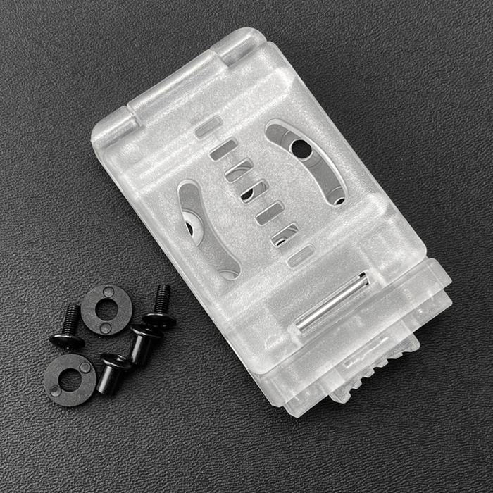 Kydex Clip Tek Lok Bening Transparan Push Button