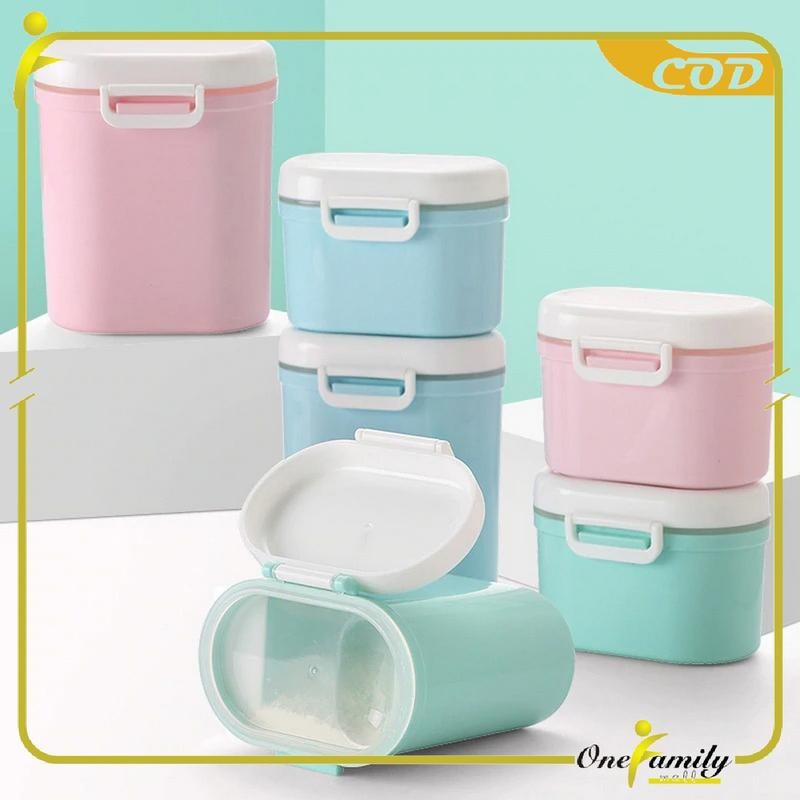 

[COD] OFM C4 Tempat Kotak Wadah Penyimpanan Susu Bubuk Bayi Portabel Anti Tumpah