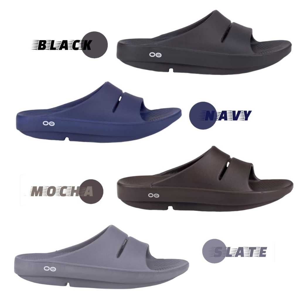 Ooah Slide Unisex Oofos Sandal Penyerap Tekanan terlaris