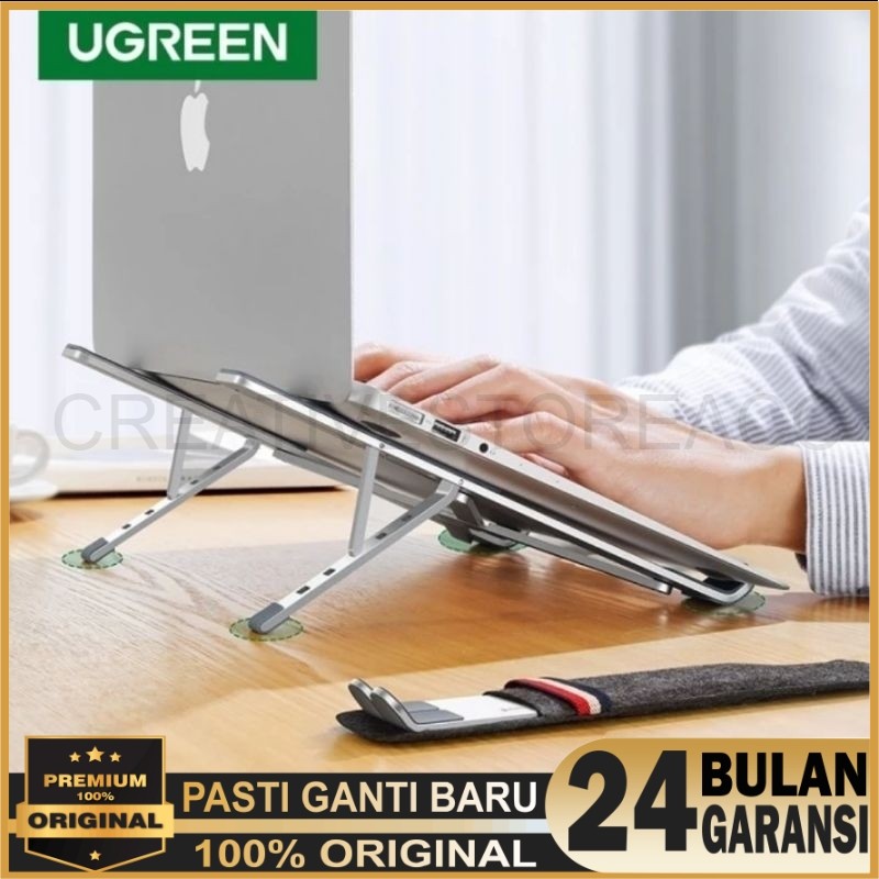 Ugreen Stand Holder Dudukan for Laptop Macbook - Ugreen 40289 Stand Holder Laptop Alumunium Alloy
