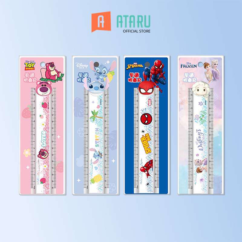 

Ataru 30 cm Penggaris Lipat Disney Random Ruler Alat Pengukur Peralatan Tulis Sekolah Dan Kantor