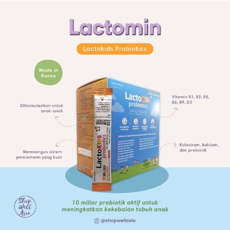 Lactokids Probiotics 60 sachets TERLARIS