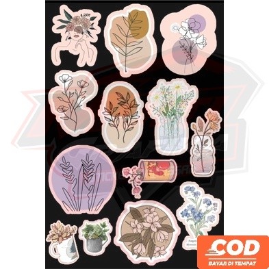 Sticker Aesthetic New Tumbler Sticker Mini Lucu