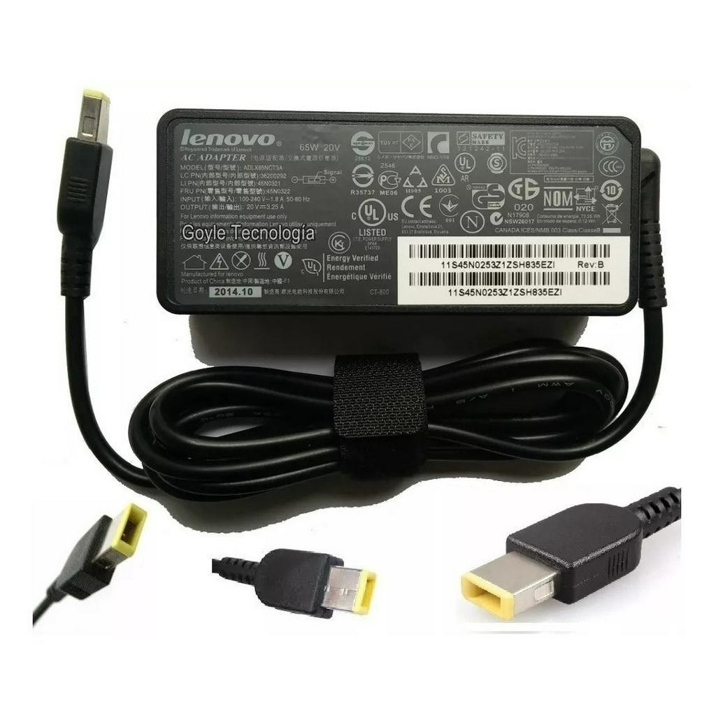 Adaptor Charger Laptop Original Lenovo Thinkpad Ideapad 20V-3.25A USB g40 g400s g40-30 t460s x260 L4