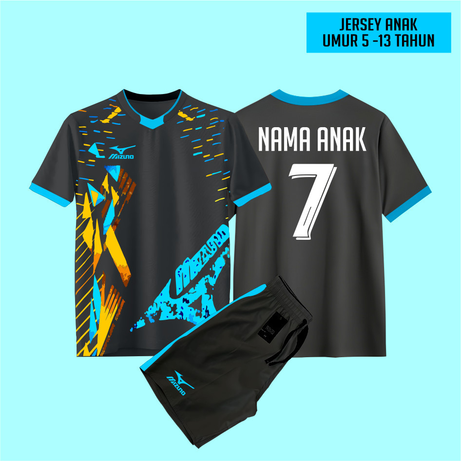 Jersey Anak Pasang Nama Dan Nomor Jersey Futsal Custom Jersey Bola Anak
