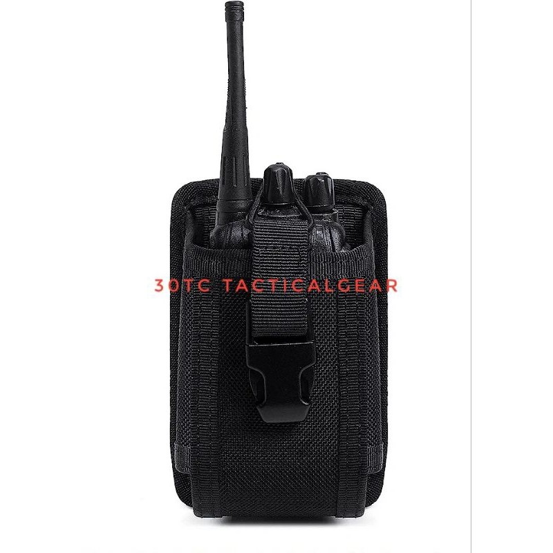 Sarung Ht Pouch Radio Tempat Walkie Talkie Tas Handie Talkie Tactical Airsoft outdoor military Tni P