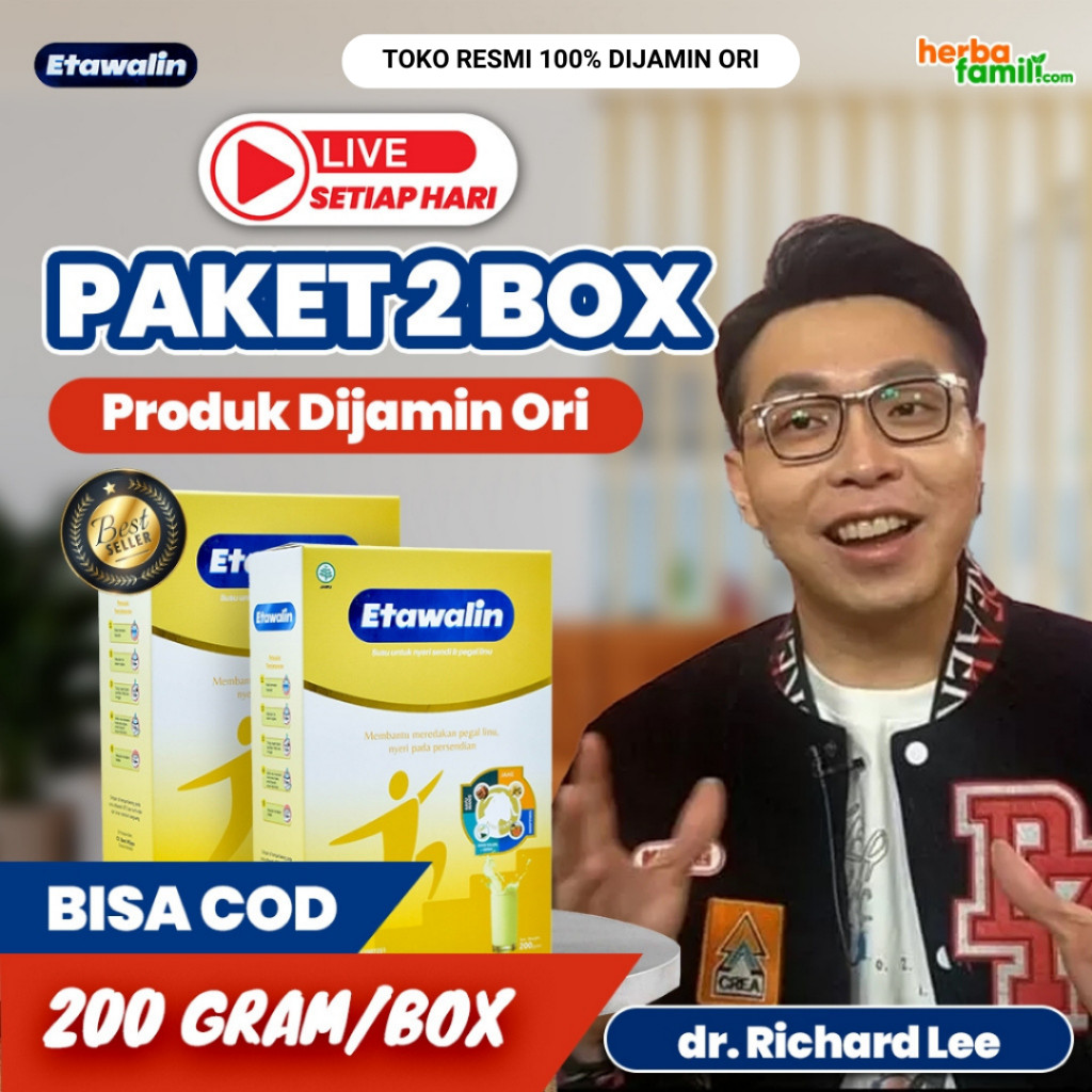

2 BOX ETAWALIN 100% ORIGINAL 2 BOX | Susu Kambing Ori Official Store Asli Ampuh Atasi Nyeri Sendi Dan Pegel Linu ETAWALIN