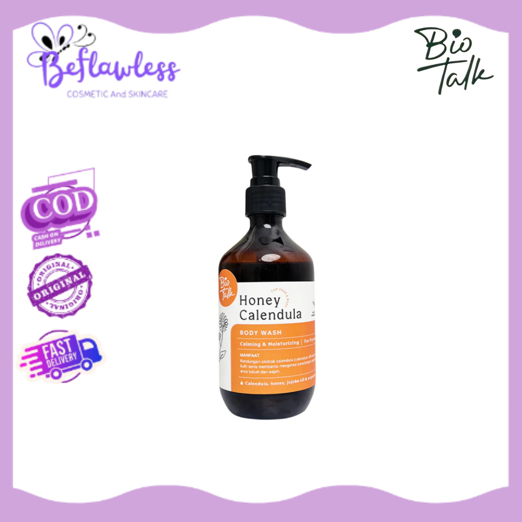 Biotalk Honey Calendula Eczema Treatment Body Wash 100ml