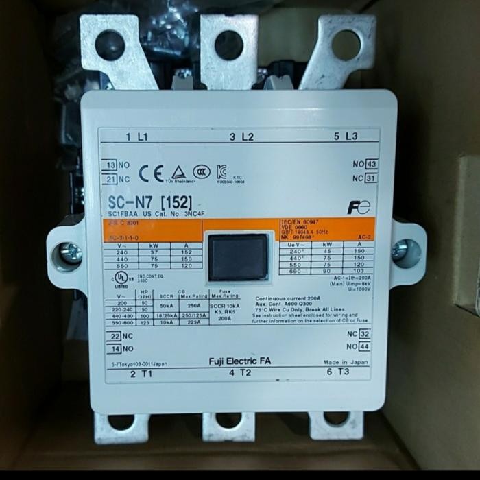 Kontaktor fuji Electric SC-N7 220V AC Original