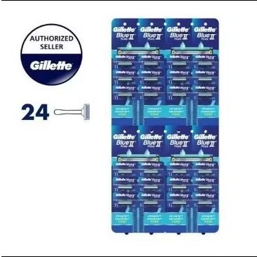 Pisau Cukur Gilette Goal Blue 2 (24 pcs) Alat Cukur Kumis Jenggot Murah