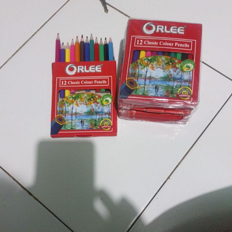 

pensil 12 warna pendek orlee - SAN BWI