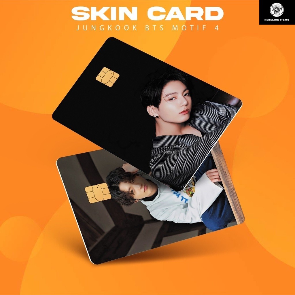 [BM Skin Card] Jungkook bts #4 ||  Garskin | Cover ATM / E - Money / Flazz - Anti Air
