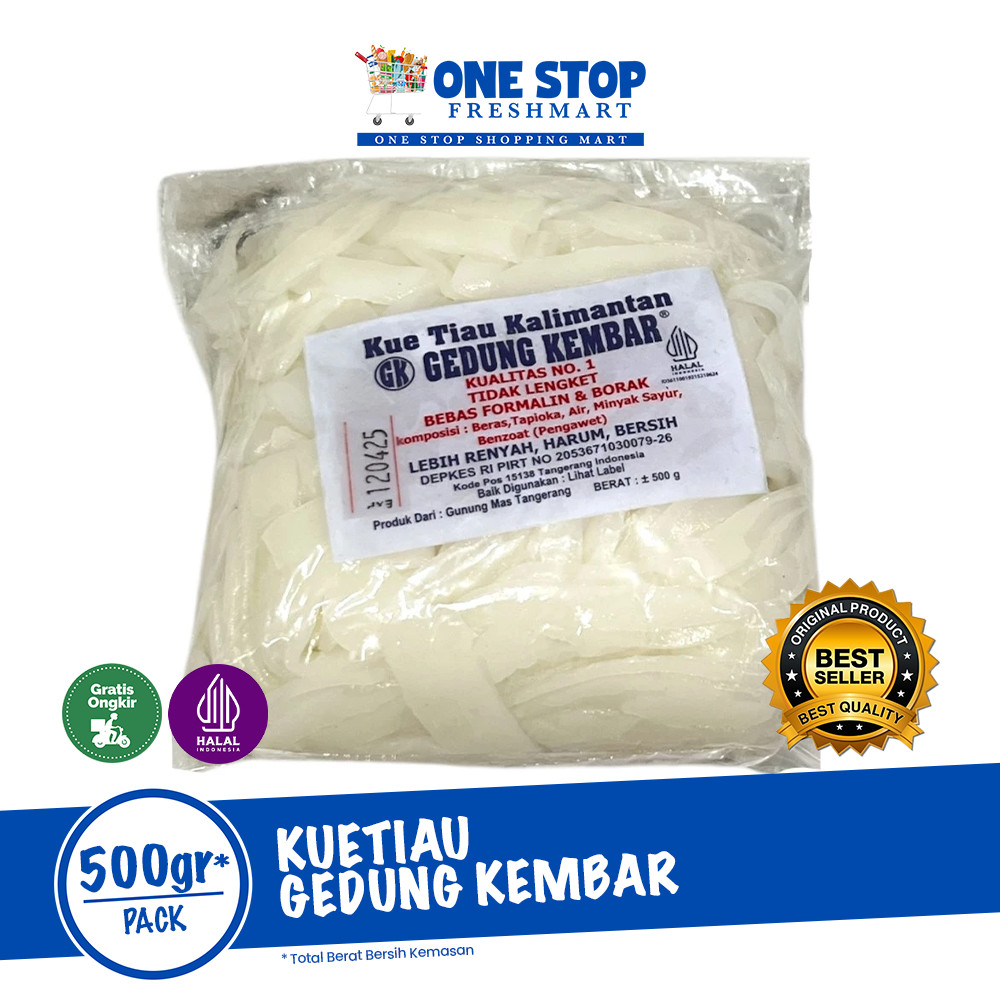 

KUETIAU GEDUNG KEMBAR 500GR / KWETIAU GEDUNG KEMBAR 500GR