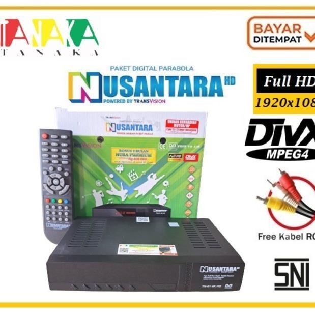 Receiver Tanaka Digital TN-01 4K Transvision Nusantara HD C-band Greenberry - TN-01 4K