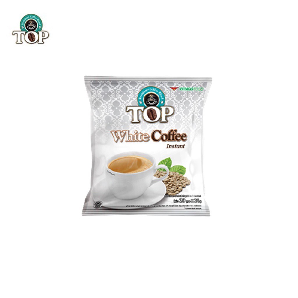 

Top Coffee Kopi Instan White Pack 21 gr x12 pcs - Kopi White Dengan Biji Kopi Pilihan - Kopi Bubuk