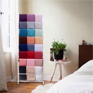 Ready Stok RAK JILBAB / RAK SEPATU AMAZING & GANTUNGAN JILBAB 10 TINGKAT MULTIFUNGSI Plastik - PUTIH