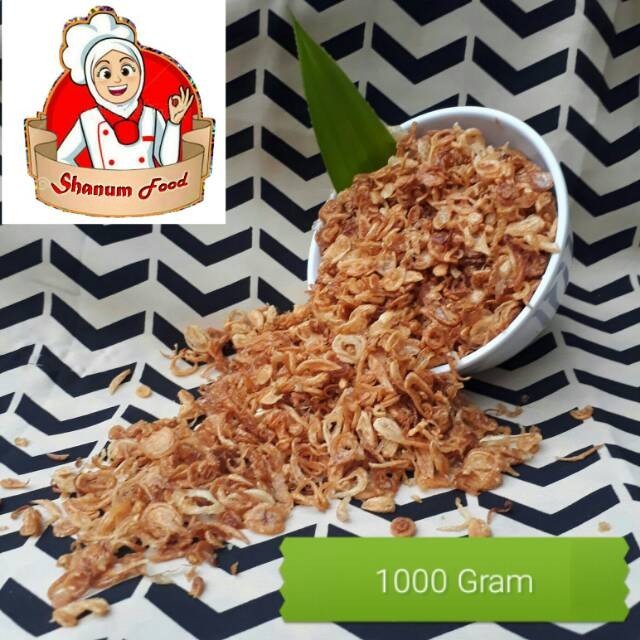 

saleTERLARIS///Bawang goreng 100% Aslii Probolinggo ( non tepung /ORI) - 1000grterlaris
