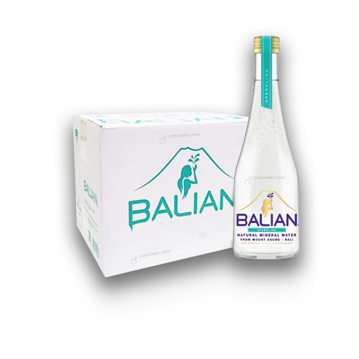 

Balian Sparkling Natural Mineral Water 750ml Glass - 1 Karton (6 Botol)